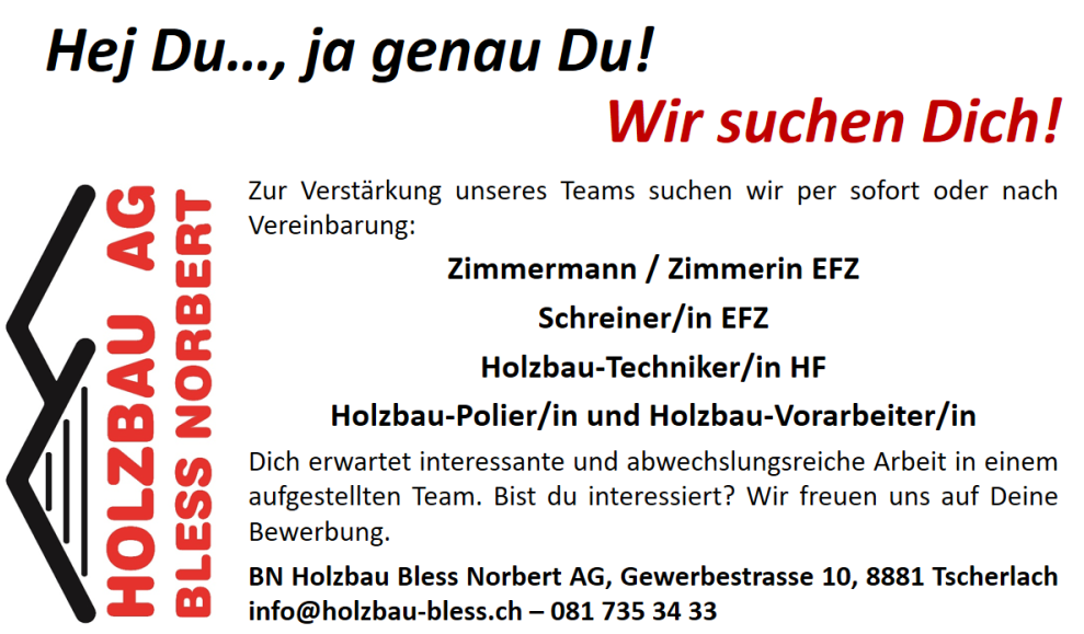 Wir suchen Dich....
